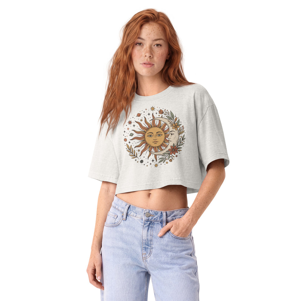 Women's Cropped Graphic T-Shirts Collection by VibePrintPop