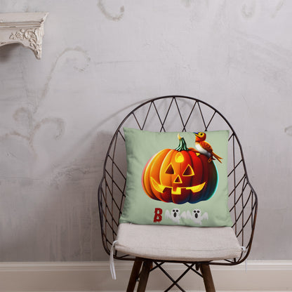 Halloween throw pillow - front view - VibePrintPop