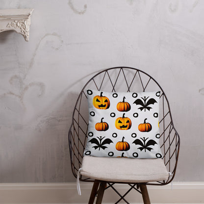 Halloween throw pillow - front view - VibePrintPop