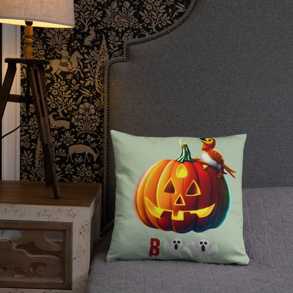 Halloween throw pillow - front view - VibePrintPop