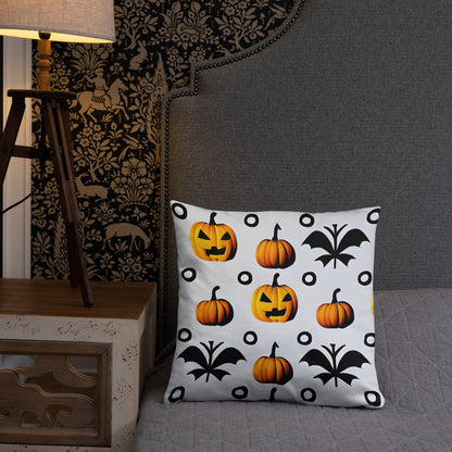 Halloween throw pillow - front view - VibePrintPop