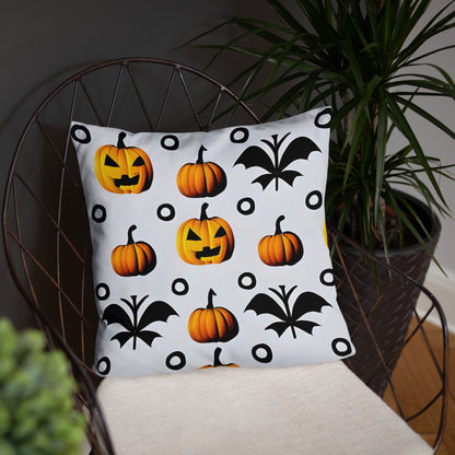 Halloween throw pillow - front view - VibePrintPop