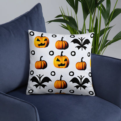 Halloween throw pillow - front view - VibePrintPop