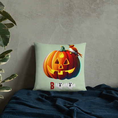 Halloween throw pillow - front view - VibePrintPop