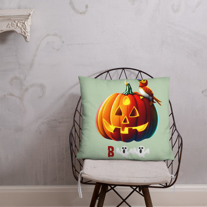Halloween throw pillow - front view - VibePrintPop