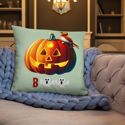 Halloween throw pillow - front view - VibePrintPop