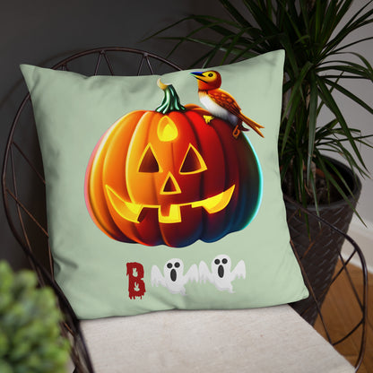 Halloween throw pillow - front view - VibePrintPop