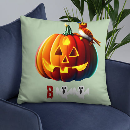 Halloween throw pillow - front view - VibePrintPop