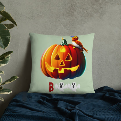 Halloween throw pillow - front view - VibePrintPop