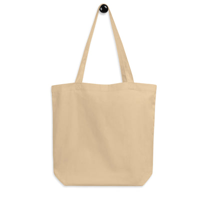 Halloween Tote bag - in Oyster, back view - VibePrintPop