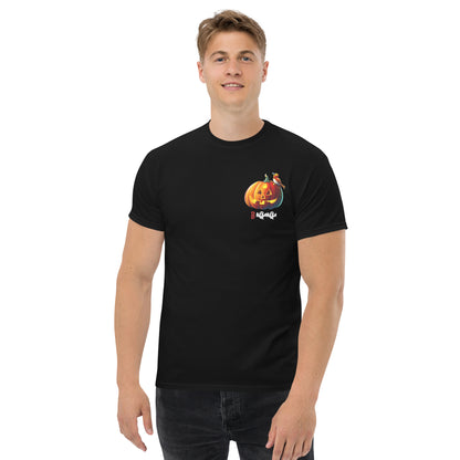 Halloween Shirt - in Black, front view - VibePrintPop