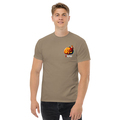 Halloween Shirt - in Brown Savana, front view - VibePrintPop