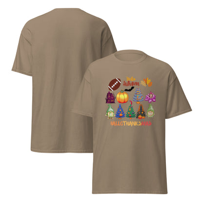 Halloween T-Shirt - in Brown Savana, front view - VibePrintPop