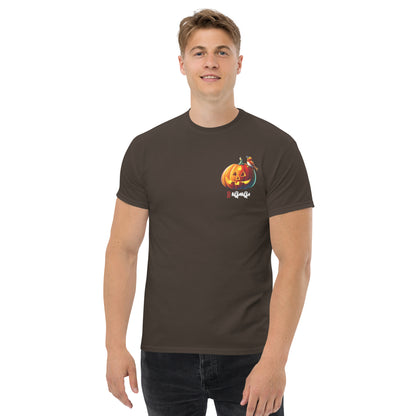 Halloween Shirt - in Dark Chocolate, front view - VibePrintPop