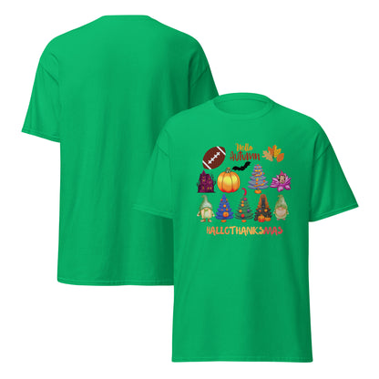 Halloween T-Shirt - in Irish Green, front view - VibePrintPop