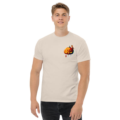 Halloween Shirt - in Natural, front view - VibePrintPop