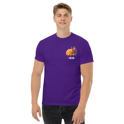 Halloween Shirt - in Purple, front view - VibePrintPop