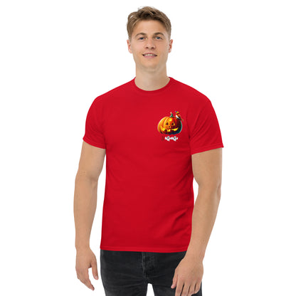 Halloween Shirt - in Red, front view - VibePrintPop