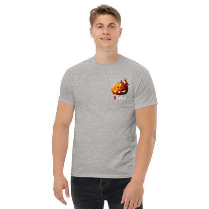 Halloween Shirt - in Sport Grey, front view - VibePrintPop