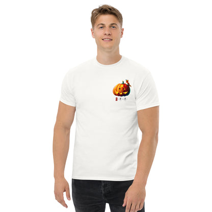 Halloween Shirt - in White, front view - VibePrintPop