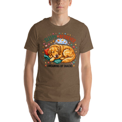 Wholesome Cat Dad Retro Graphic Tee - in Heather Brown, front view - VibePrintPop