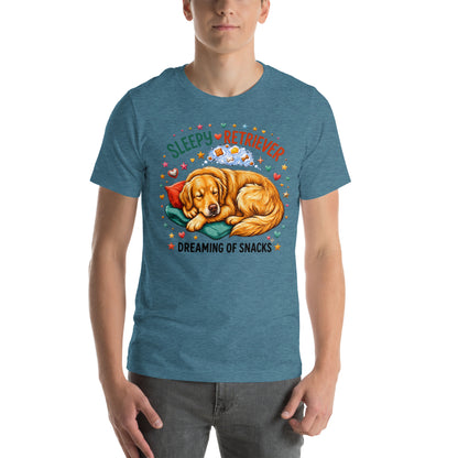 Wholesome Cat Dad Retro Graphic Tee - in Heather Deep Teal, front view - VibePrintPop