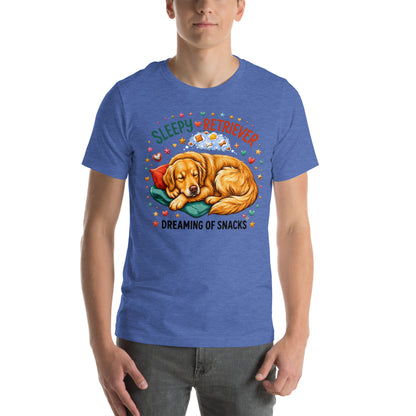 Wholesome Cat Dad Retro Graphic Tee - in Heather True Royal, front view - VibePrintPop