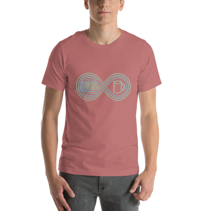 Funny Software Engineer Tee - in Mauve, front view - VibePrintPop