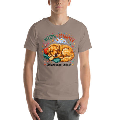 Wholesome Cat Dad Retro Graphic Tee - in Pebble, front view - VibePrintPop