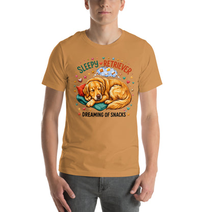 Wholesome Cat Dad Retro Graphic Tee - in Toast, front view - VibePrintPop