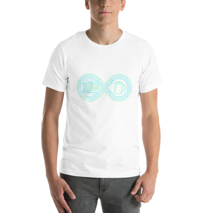 Funny Software Engineer Tee - in White, front view - VibePrintPop