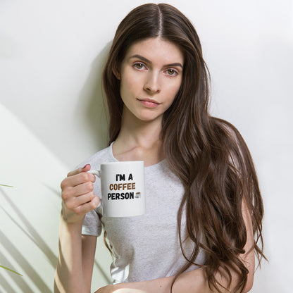 White glossy mug - in White - VibePrintPop