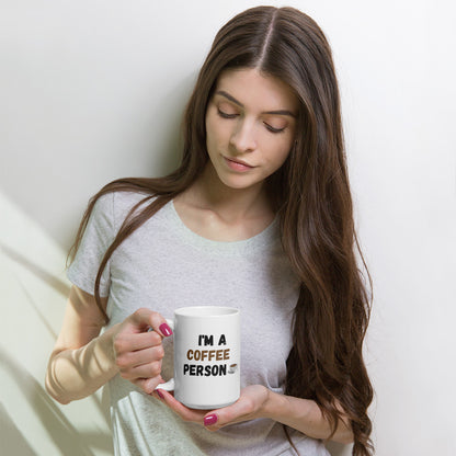 White glossy mug - in White - VibePrintPop